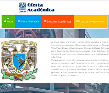 Portal de Oferta Académica de la UNAM